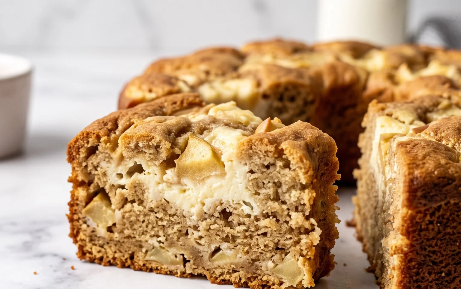 Saftiger Apfel Frischkäse Kaffee Kuchen: Saftig & Cremig